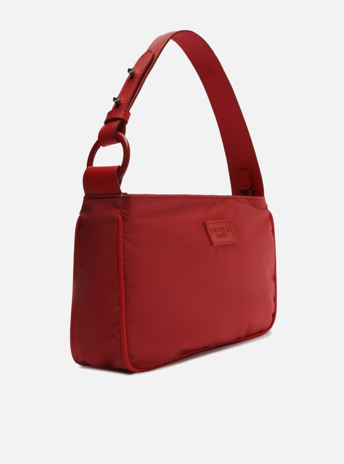 Bolsa Hobo Vermelha Nylon Olivia Pequena Brizza