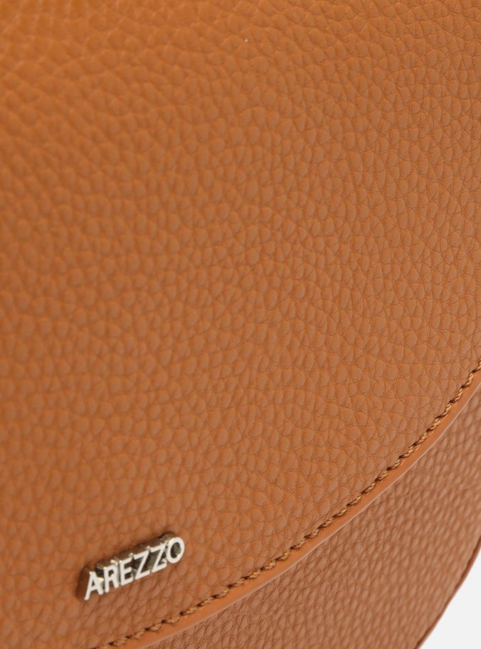 Bolsa Tiracolo Marrom Avelã Média