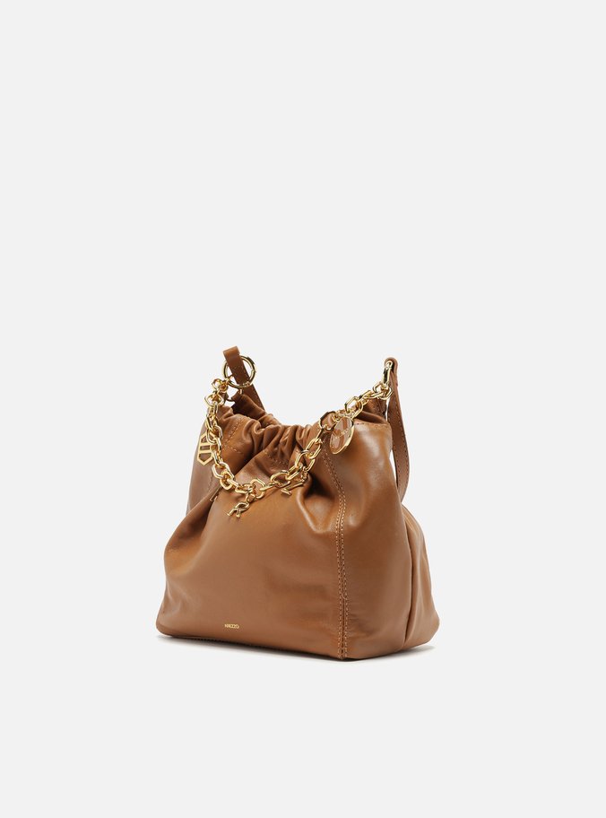 Bolsa Tiracolo Marrom Couro Olívia Pequena