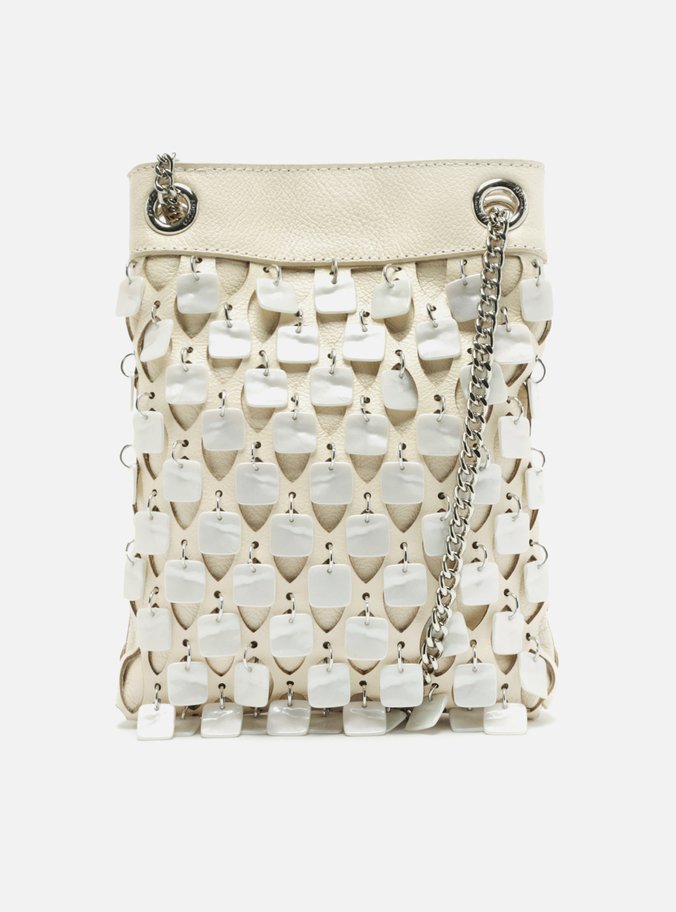 Bolsa Tiracolo Branca Pequena Madrepérola