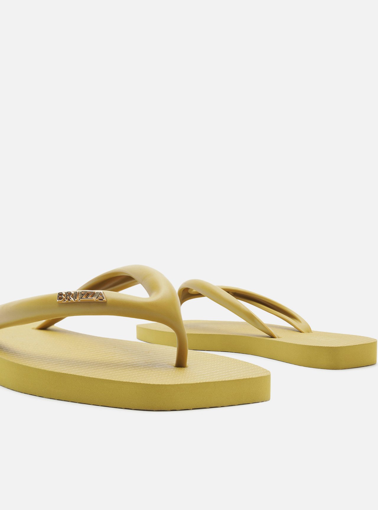 Chinelo de Dedo Verde Off White Flatform Metais Brizza — foto 4