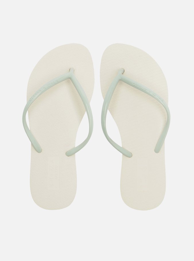 Chinelo de Dedo Branca Plataforma Tiras Brizza