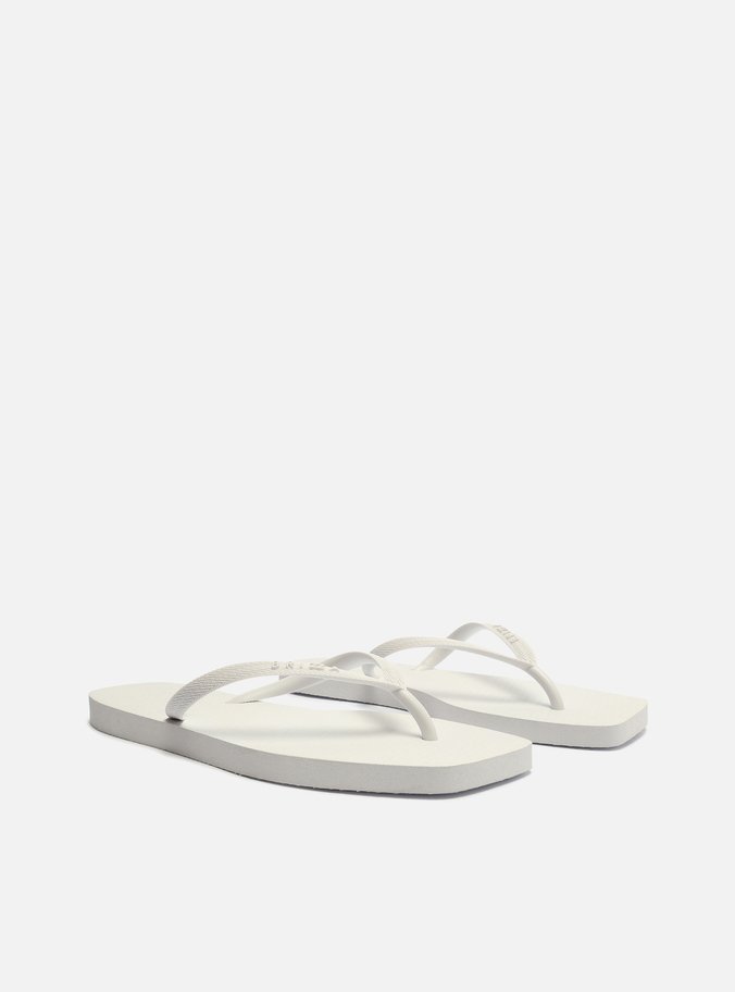 Chinelo de Dedo Branco Básico Square Brizza