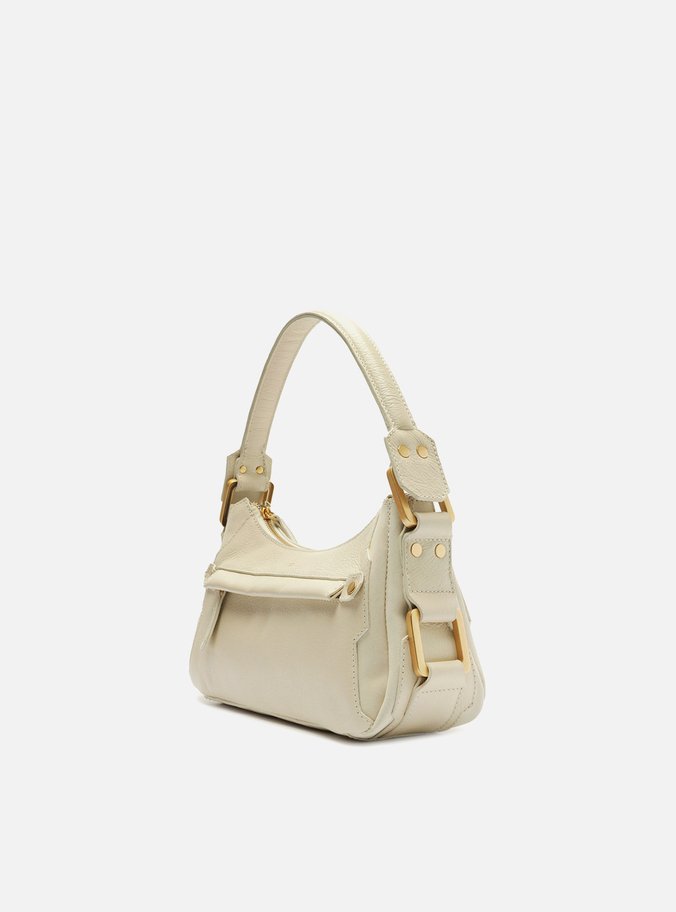 Bolsa Tiracolo Branca Couro Gretha Média
