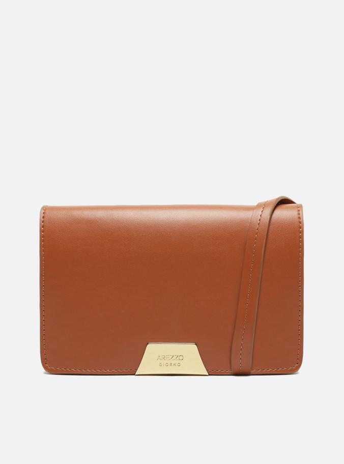 Bolsa Tiracolo Marrom Escuro Cissa Pequena