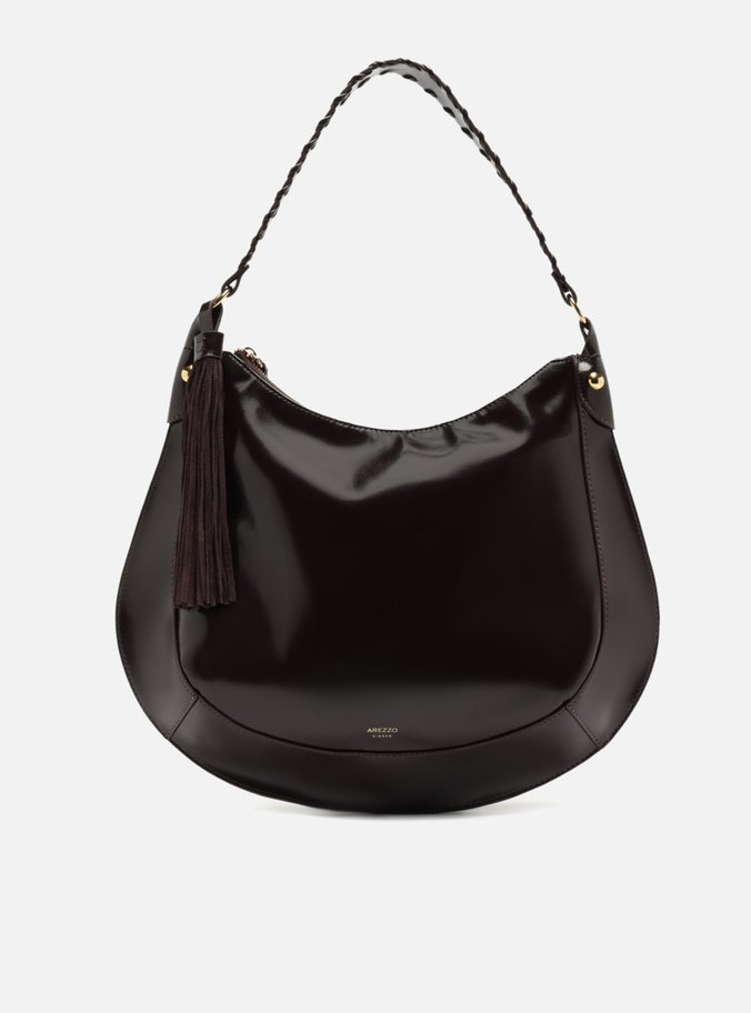 Bolsa Hobo Marrom Grande Barbicacho