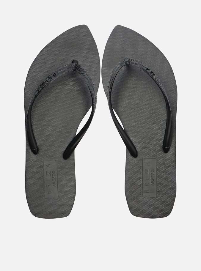 Chinelo de Dedo Preto Bico Folha Brizza