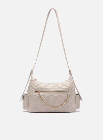 Arezzo — Bolsa Tiracolo Off White Média Matelassê Bolsos