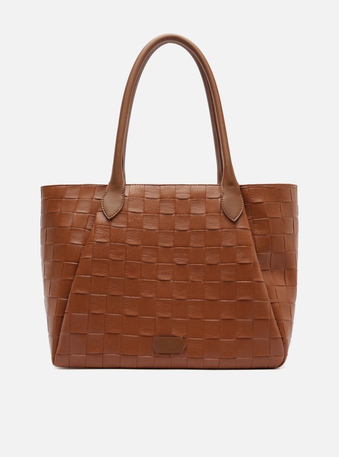 Bolsa Shopping Marrom Grande Tressê