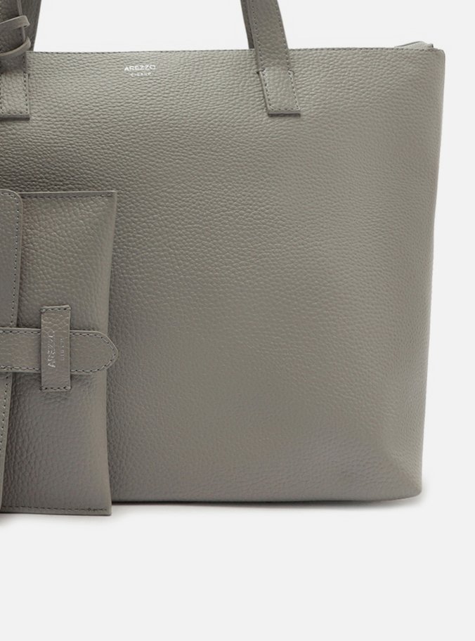Bolsa Shopping Cinza Mercato Grande