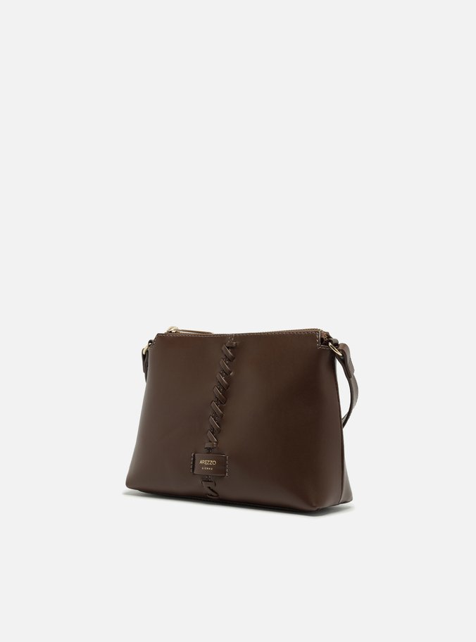 Bolsa Tiracolo Marrom Pequena