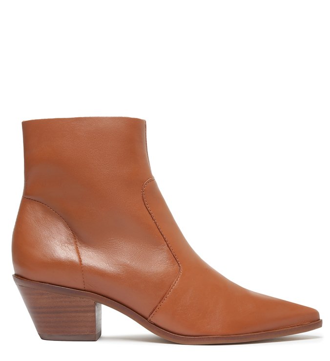 Ankle Boot Couro West Brown