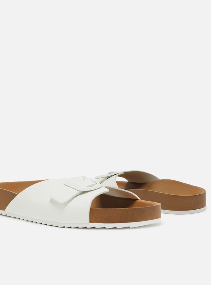 Rasteira Branca Flatform