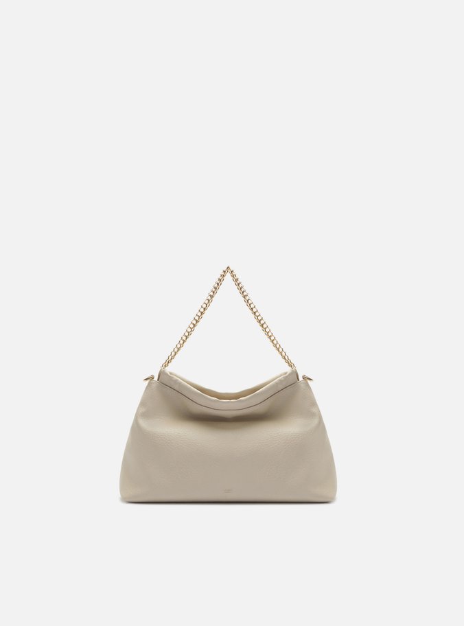 Bolsa Hobo Branca Média Alça Corrente