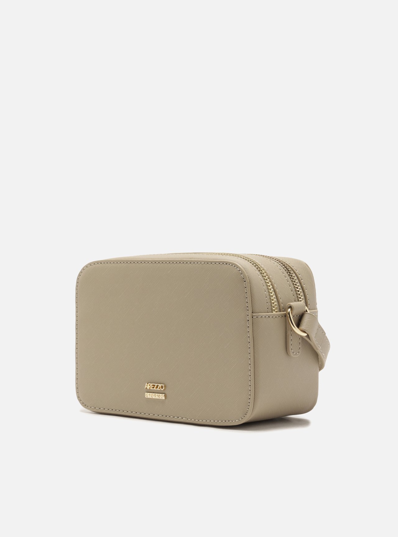Bolsa Tiracolo Cinza Média — foto 2