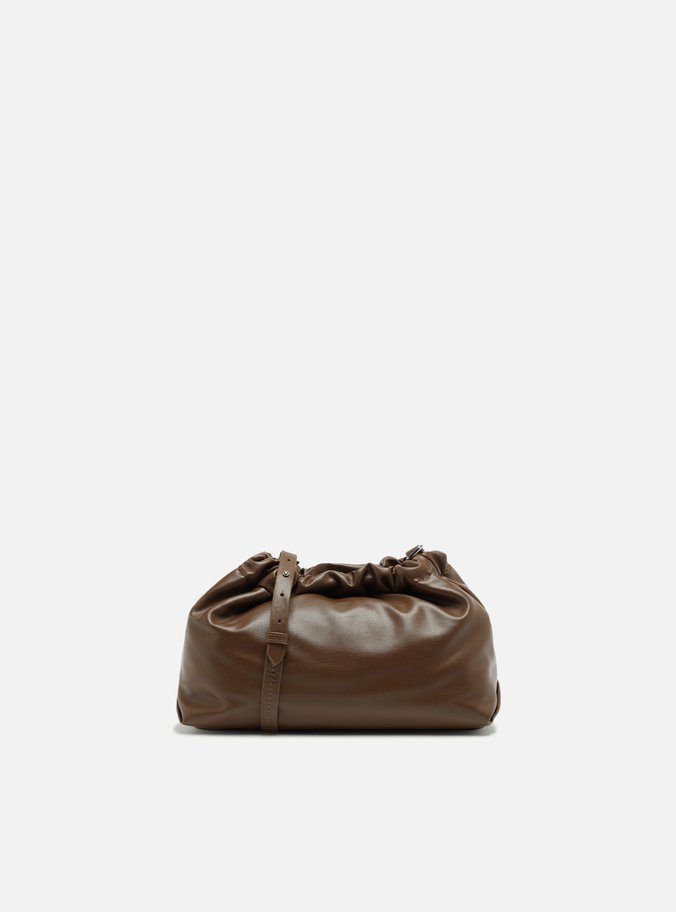 Bolsa Tiracolo Marrom Pequena