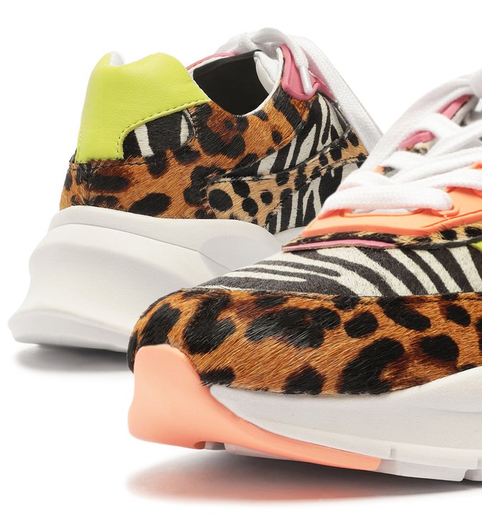 Tênis Animal Print Multimaterial Color