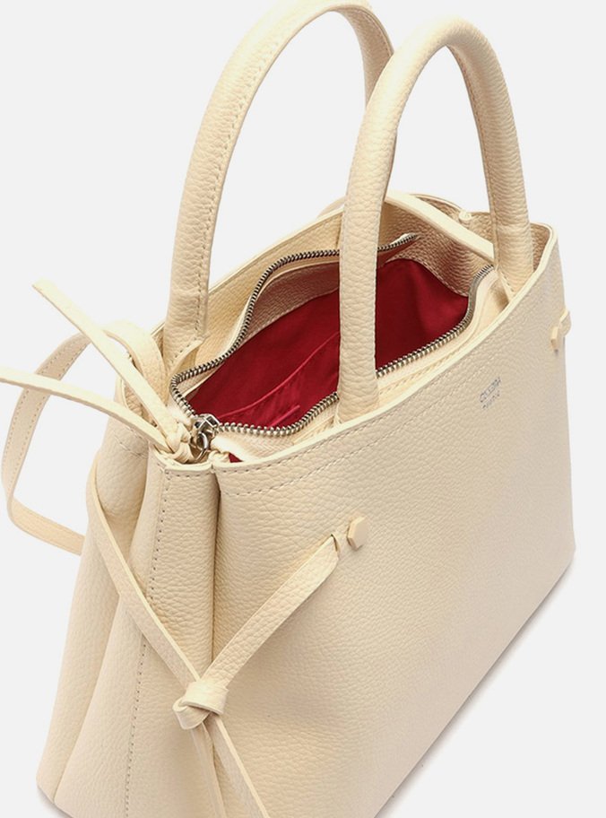 Bolsa Tote Off-White Beatriz Grande Tiras