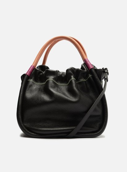 Bolsa Tote Preta Couro ZZ Flow Média | Arezzo