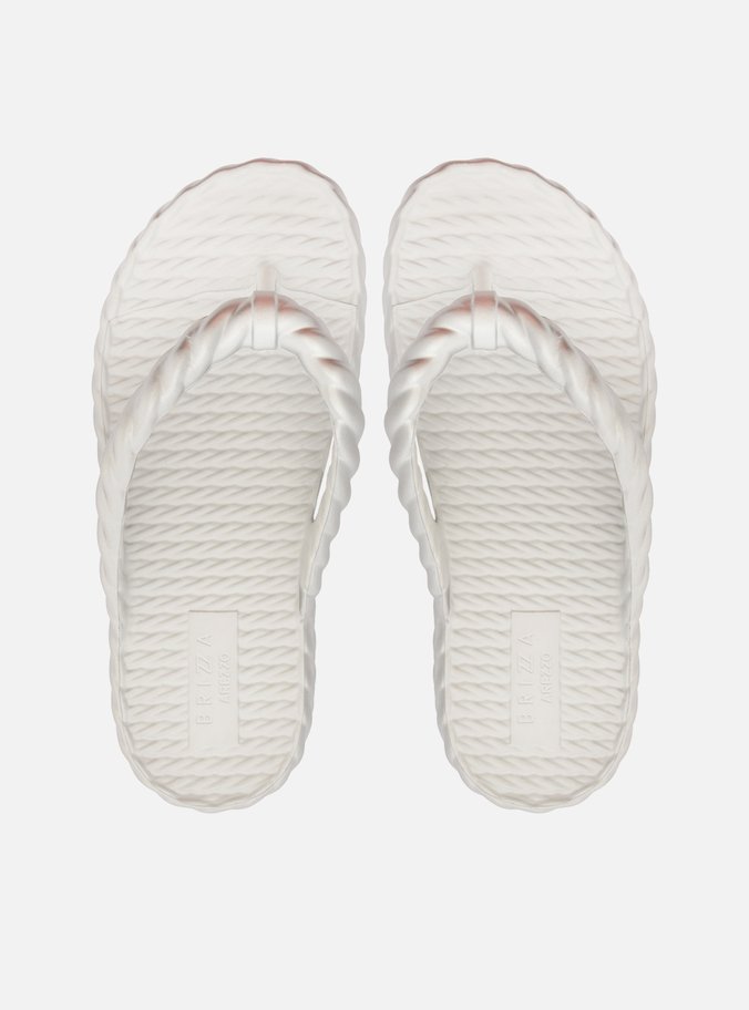 Sandália Prata Flatform Marrocos Mid
