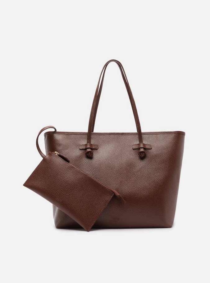 Bolsa Shopping Marrom Grande Pouch