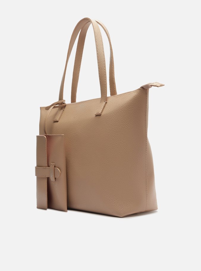 Bolsa Shopping Bege Mercato Grande