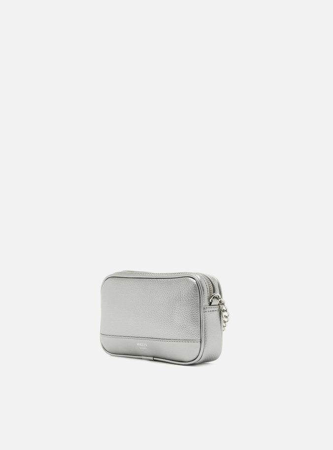 Bolsa Tiracolo Prata Pequena Corrente Basic