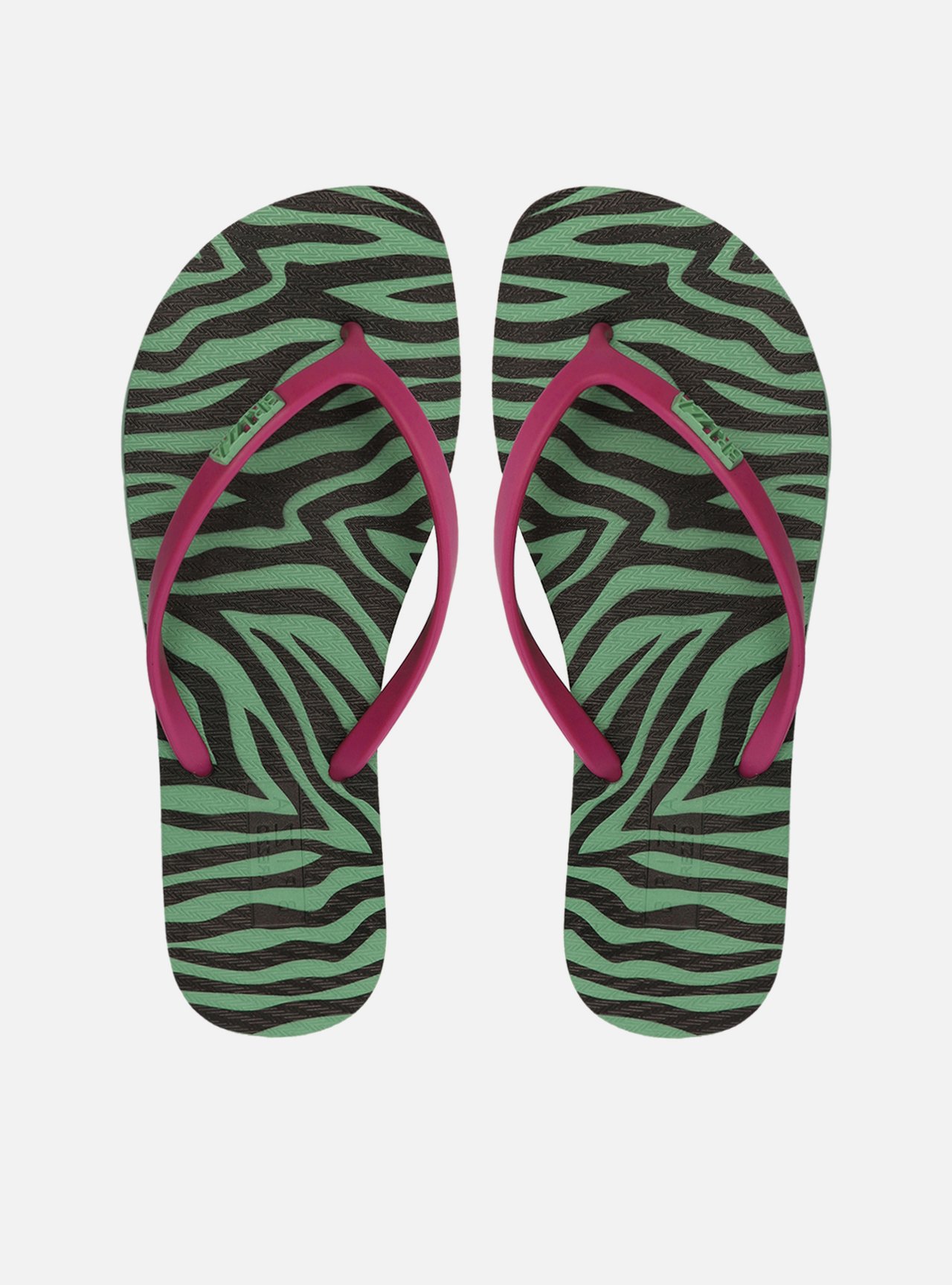 Chinelo de Dedo Multicolorido Estampa Brizza — foto 1