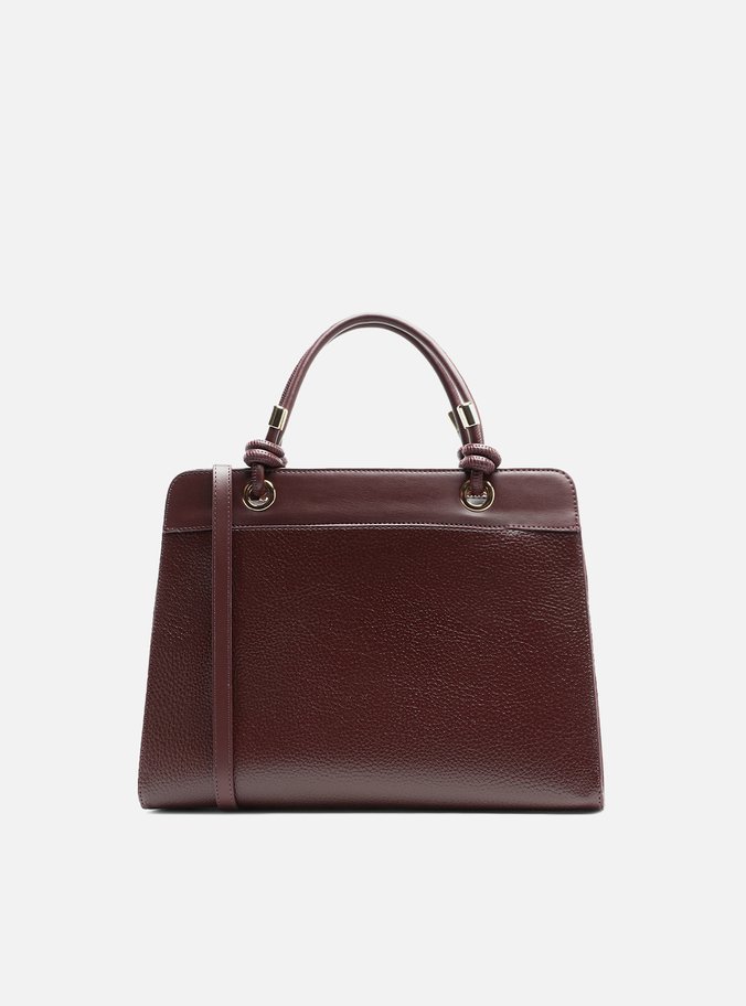 Bolsa Tote Marrom Média Enrolados