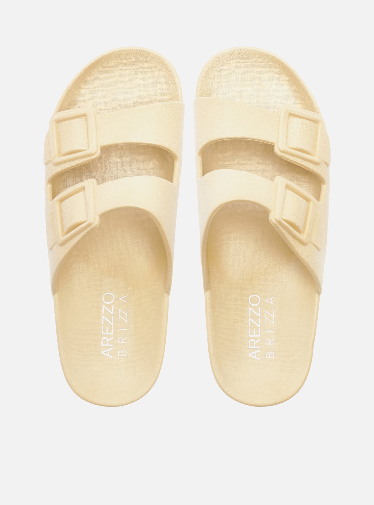 Sandália Papete Off White Plataforma Fivela Brizza — foto 3