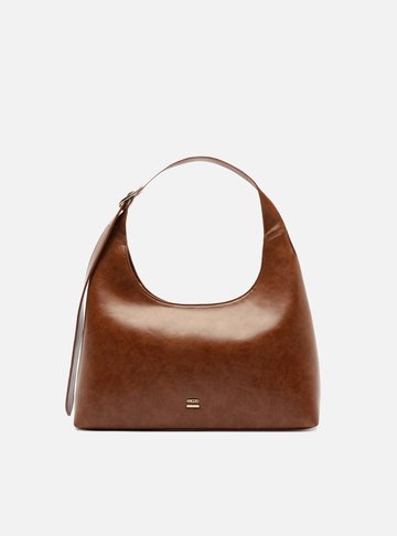 Bolsa Shoulder Marrom Média