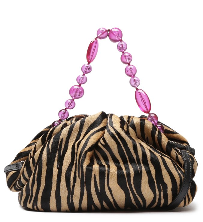 Bolsa Tiracolo Zebra Pelo Amanda Média