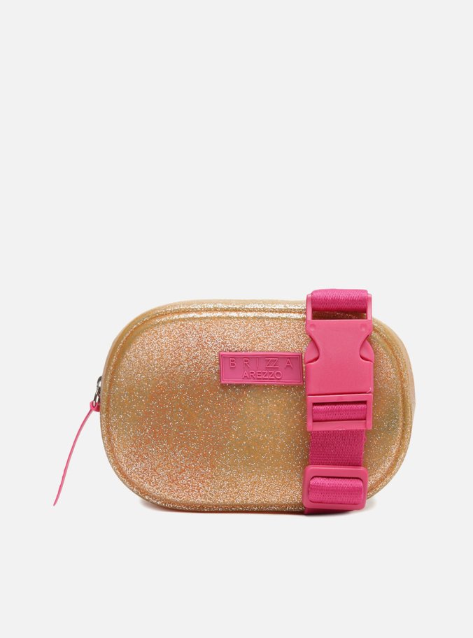 Pochete Laranja e Rosa Metalizada Brizza