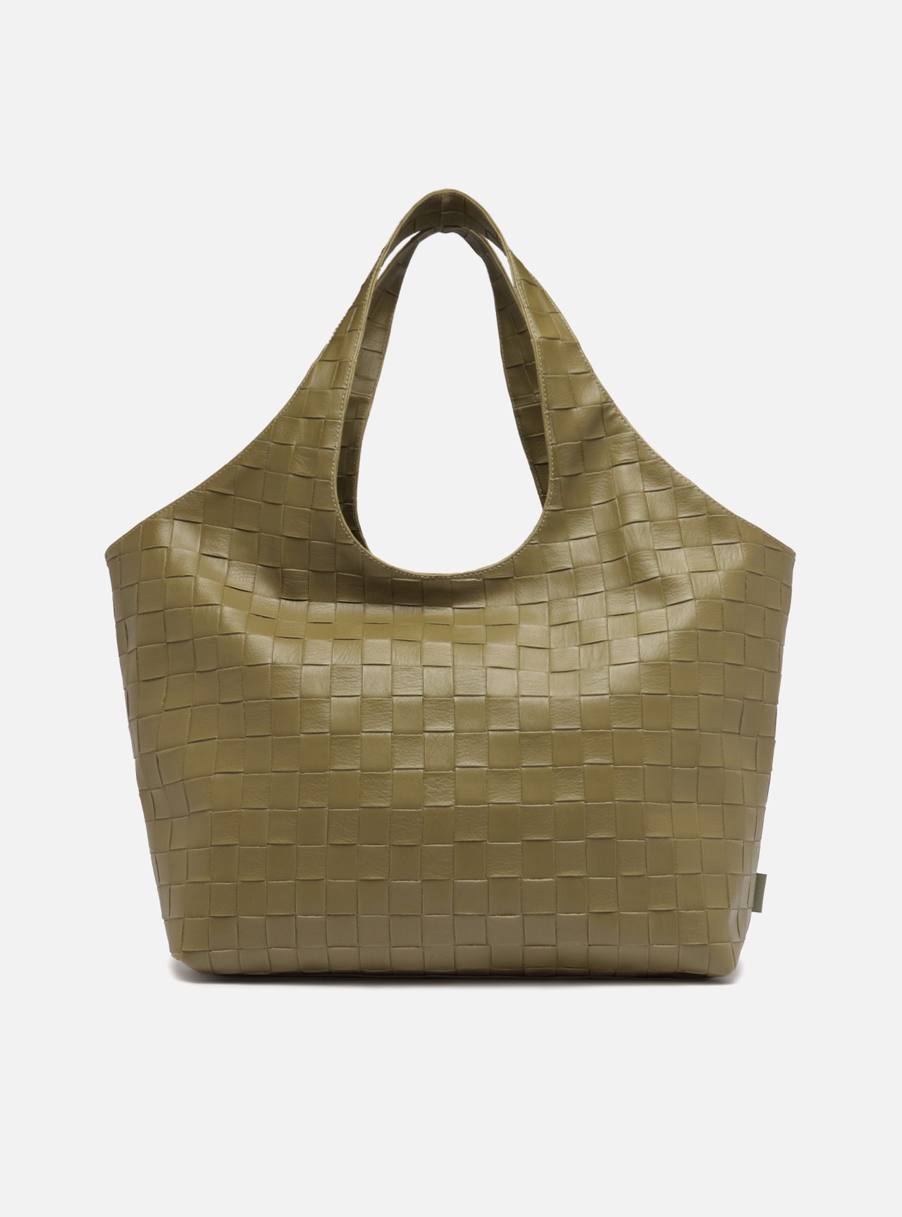 Bolsa Hobo Verde Grande Tressê — foto 3