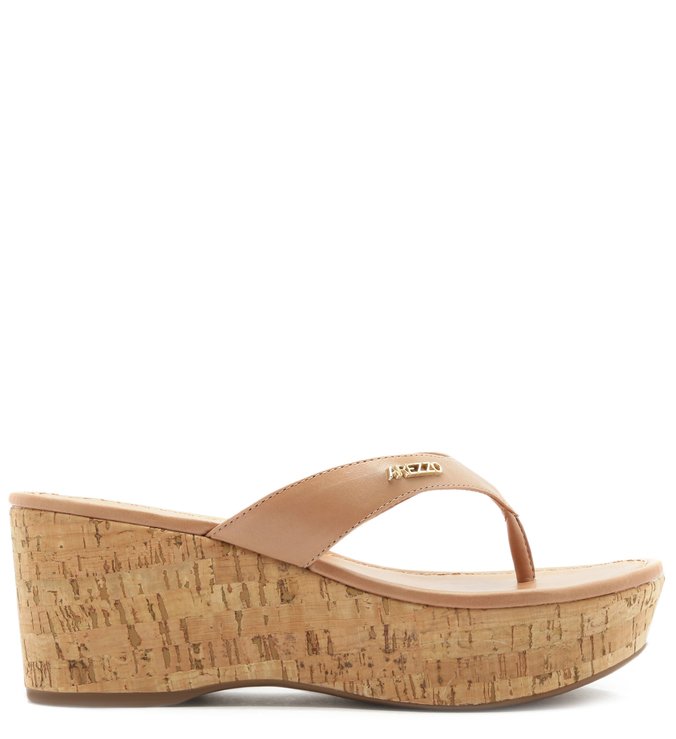 Sand lia Couro Plataforma Corti a Soft Avel Arezzo