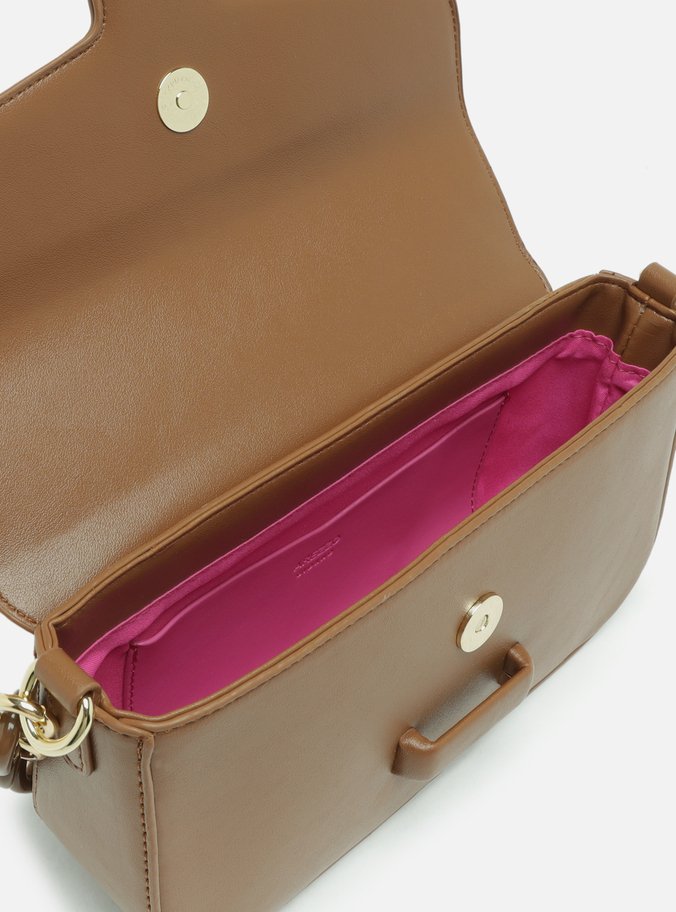 Bolsa Tiracolo Marrom Pequena