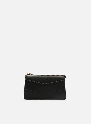 Bolsa Tiracolo Preta Pequena Costuras
