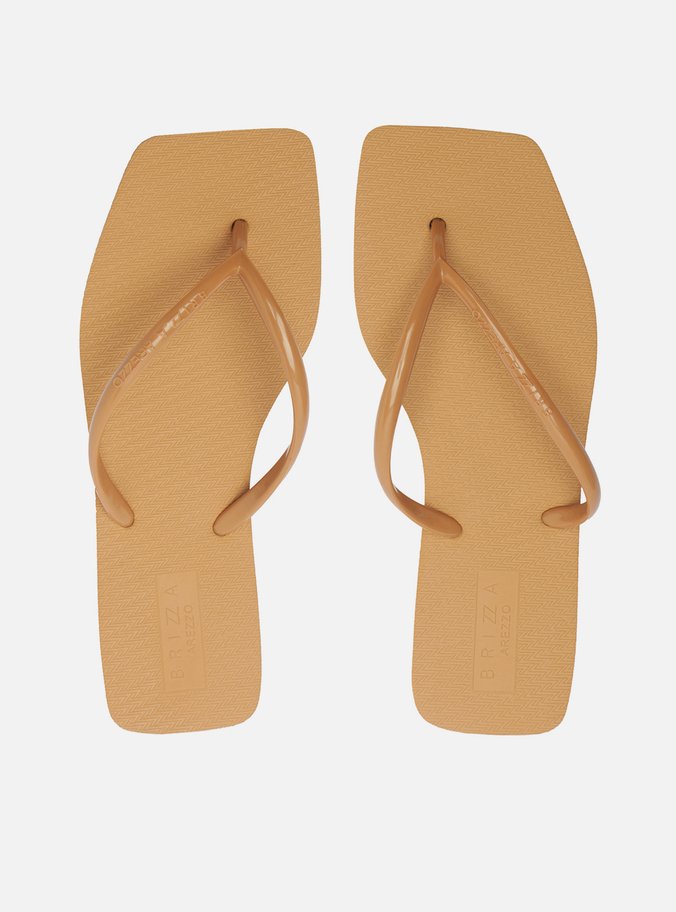 Chinelo de Dedo Nude Square Brizza