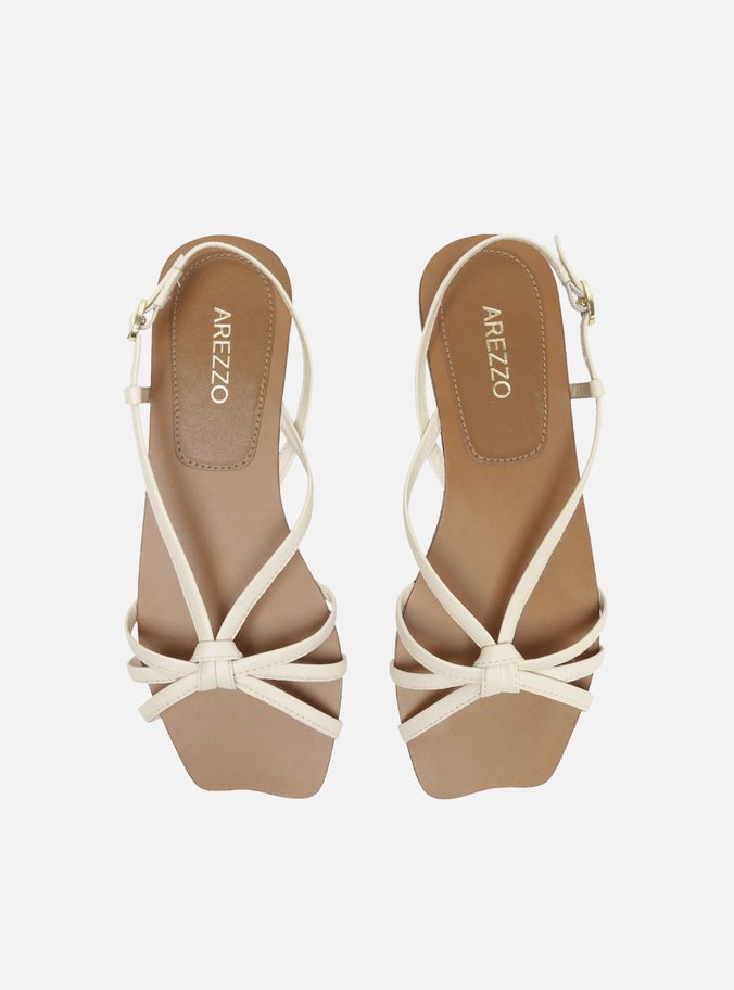 Sandália Rasteira Off-White Eva