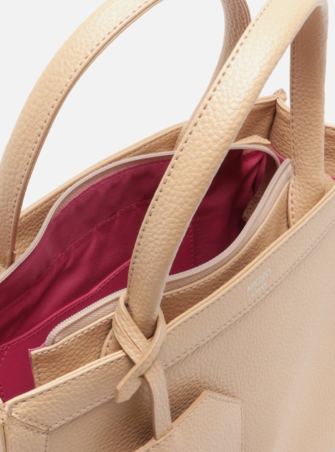 Bolsa Tote Bege Grande