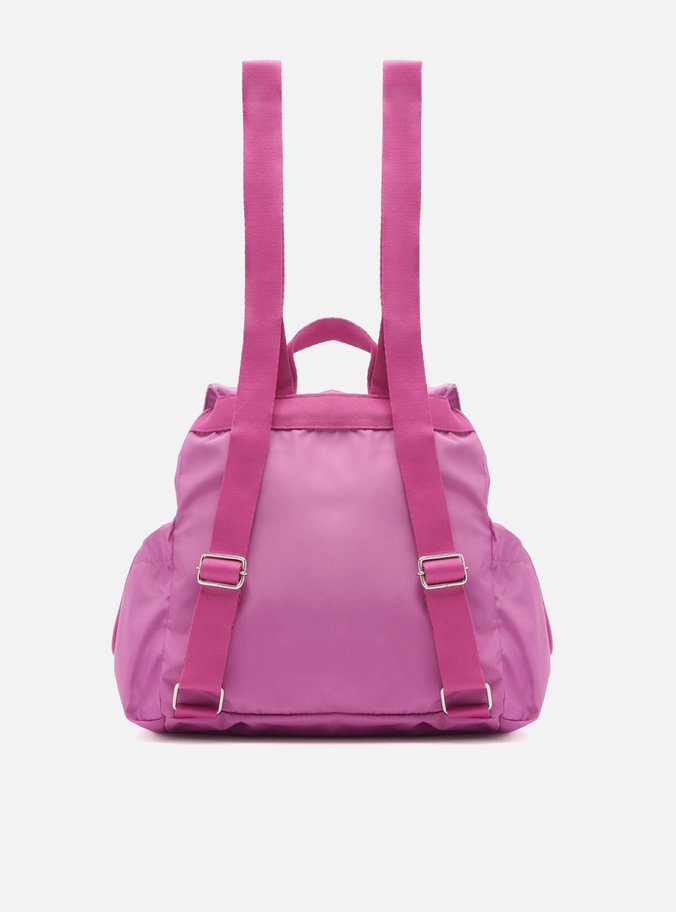 Mochila Roxa Nylon Gigi Média Brizza