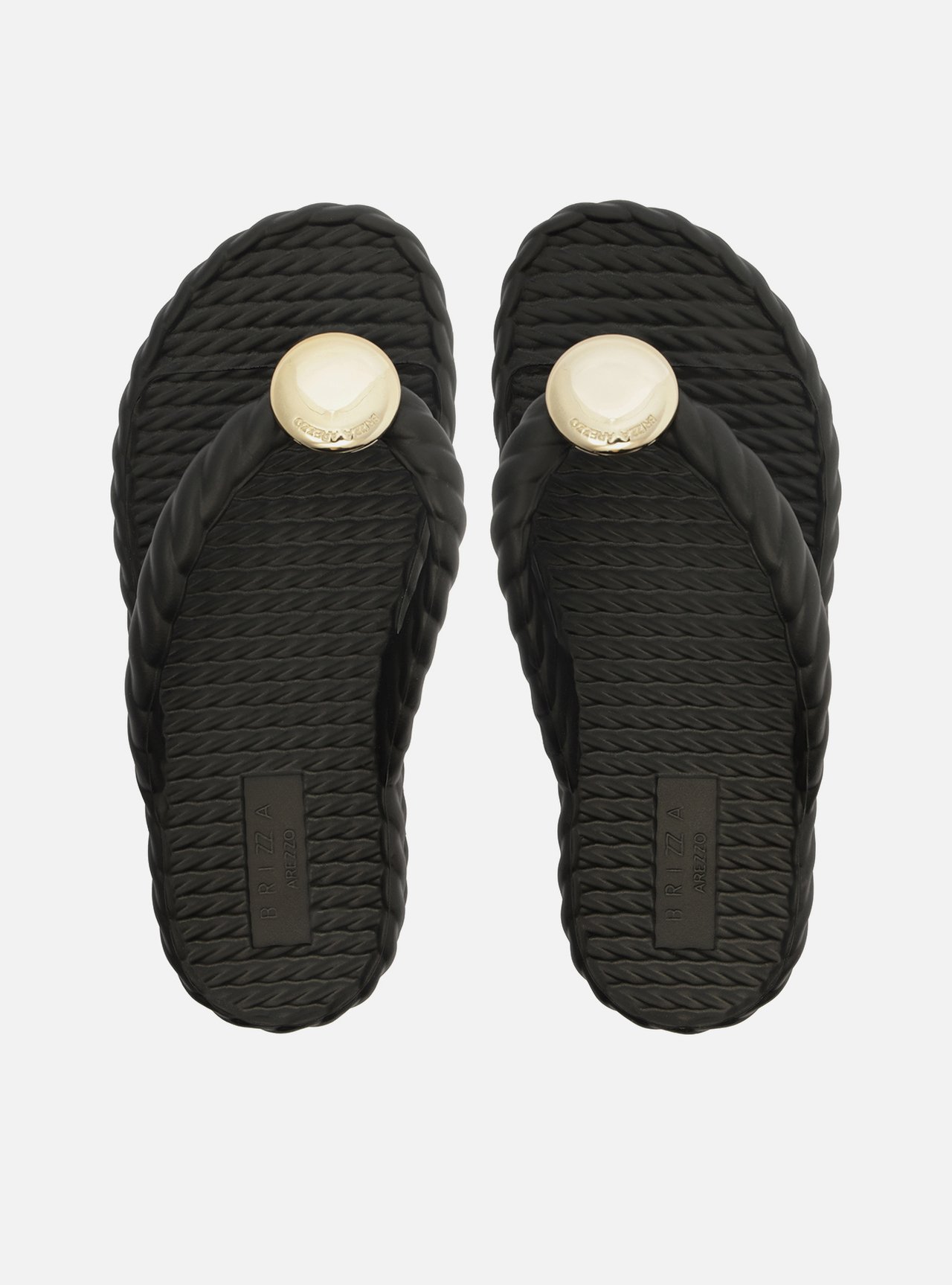 Sandália Preta Flatform Marrocos Mid Metal — foto 3