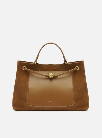 Bolsa Tote Caramelo Couro Helena Grande