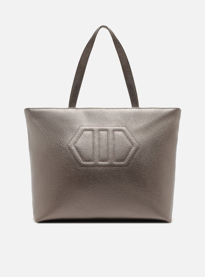 Bolsa Shopping Metalizada Grande