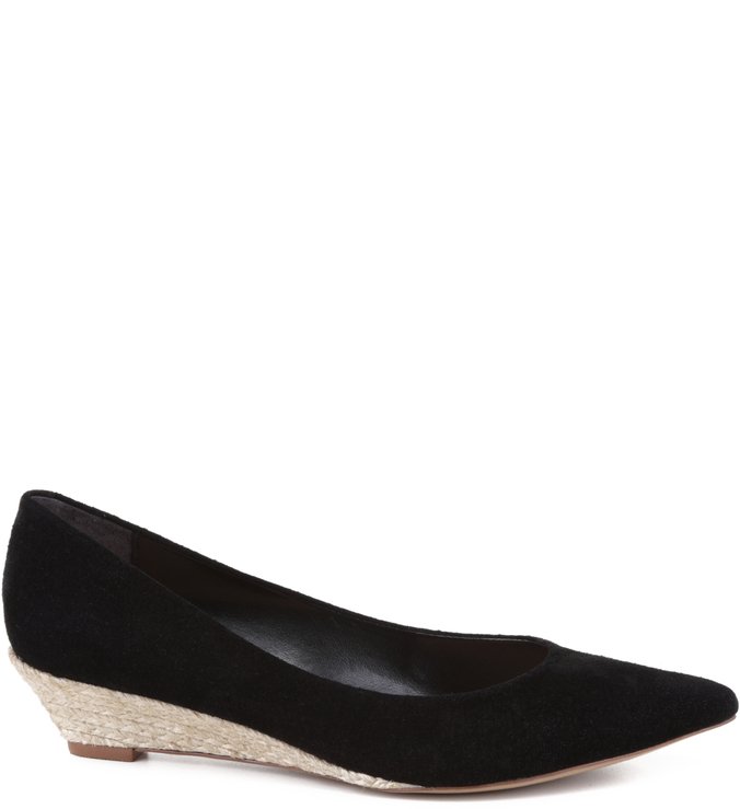 Scarpin Anabela Suede Preto