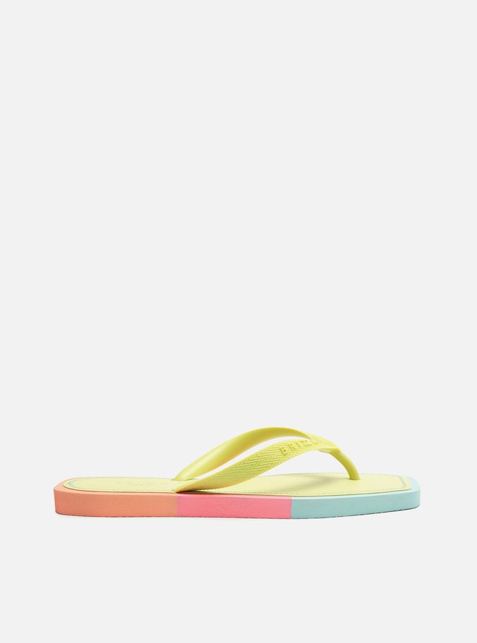 Chinelo de Dedo Amarelo Square Color Brizza