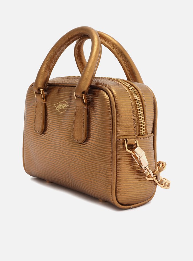 Bolsa Tiracolo Bronze Couro Lívia