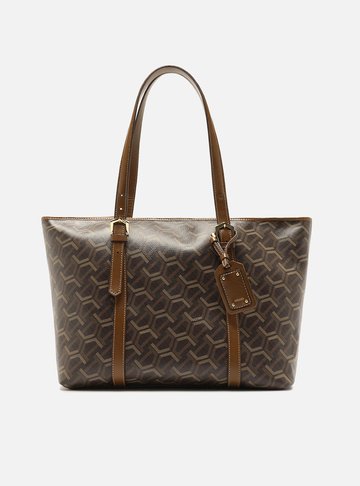 Arezzo — Bolsa Shopping Multineutro Couro Grande Monograma