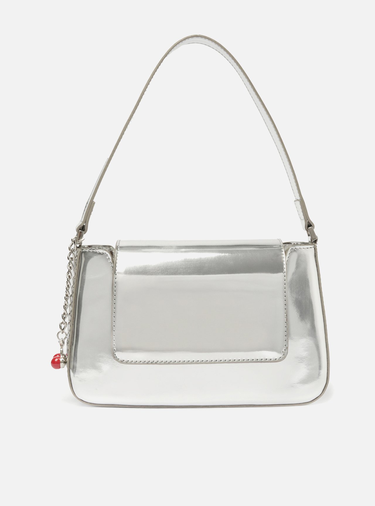 Tiracolo Prata Pequena Alça Cereja | Arezzo