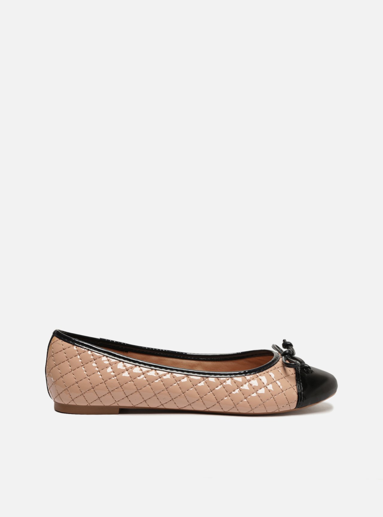 Sapatilha Classic Bege Cap Toe Preta — foto 1